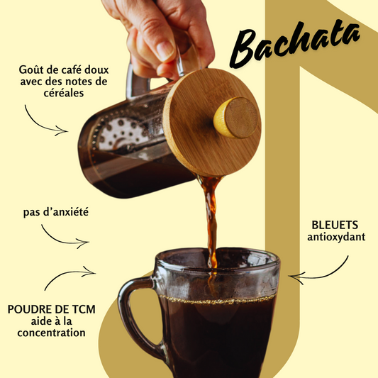 Les Siffleux, breuvages torréfiés Le Bachata: substitut de café