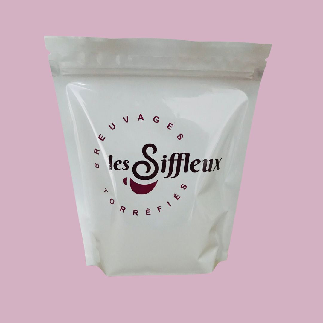 Les Siffleux, breuvages torréfiés Le Bollywood: cacao, aux épices chaï