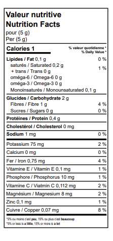 Siffleux - L'Opéra - caroube grillée, cacao biologique, lait de coco biologique, betteraves biologiques, moringa biologique