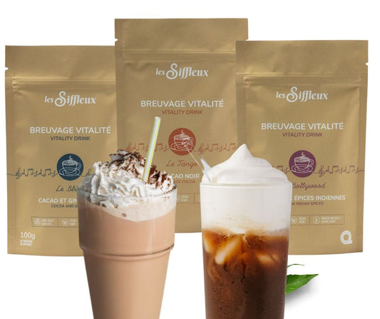 Les Siffleux, breuvages torréfiés Trio Vitalité